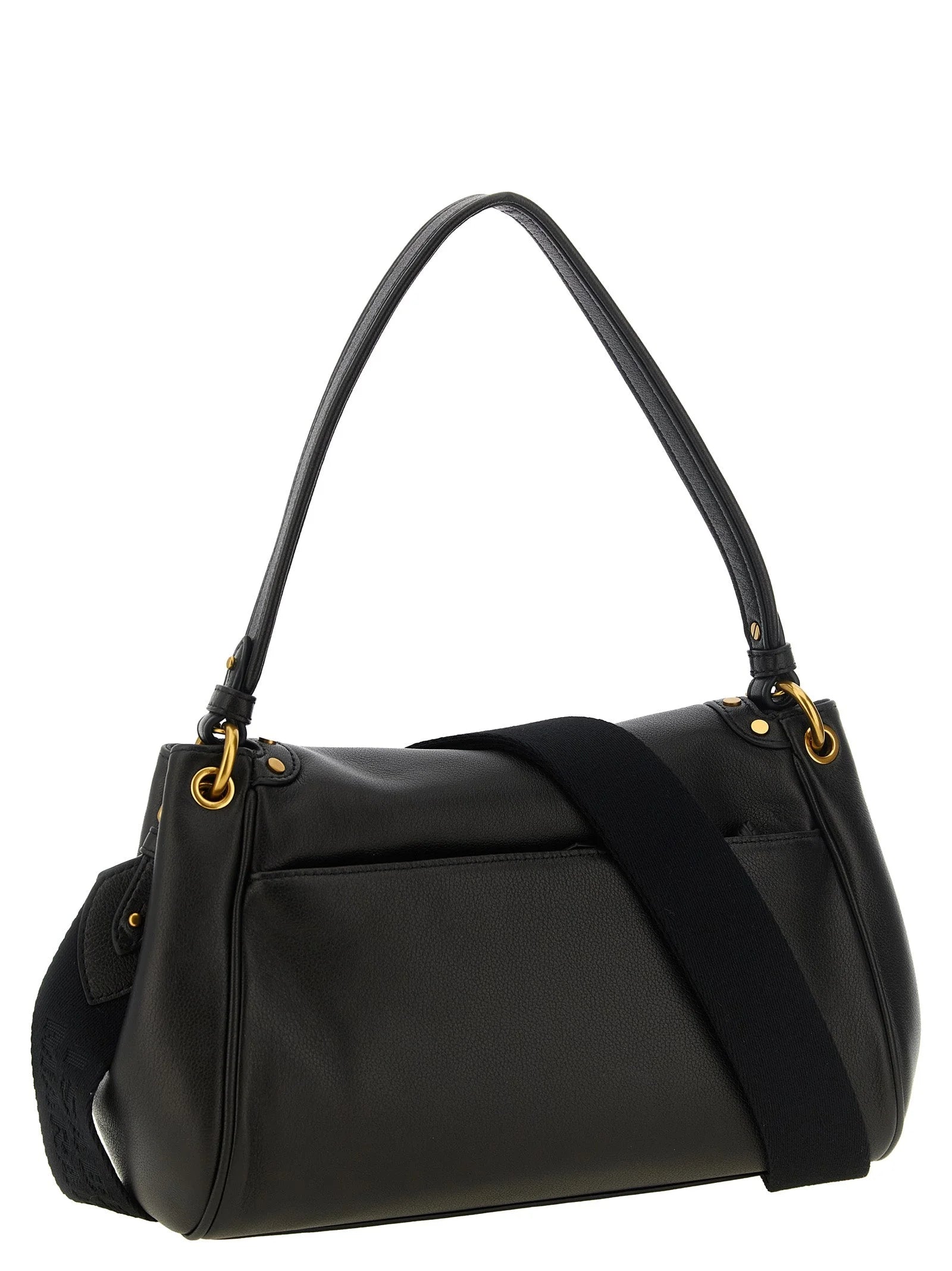 Isabel Marant Black Lamb Leather Shoulder Bag