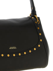 Isabel Marant Black Lamb Leather Shoulder Bag
