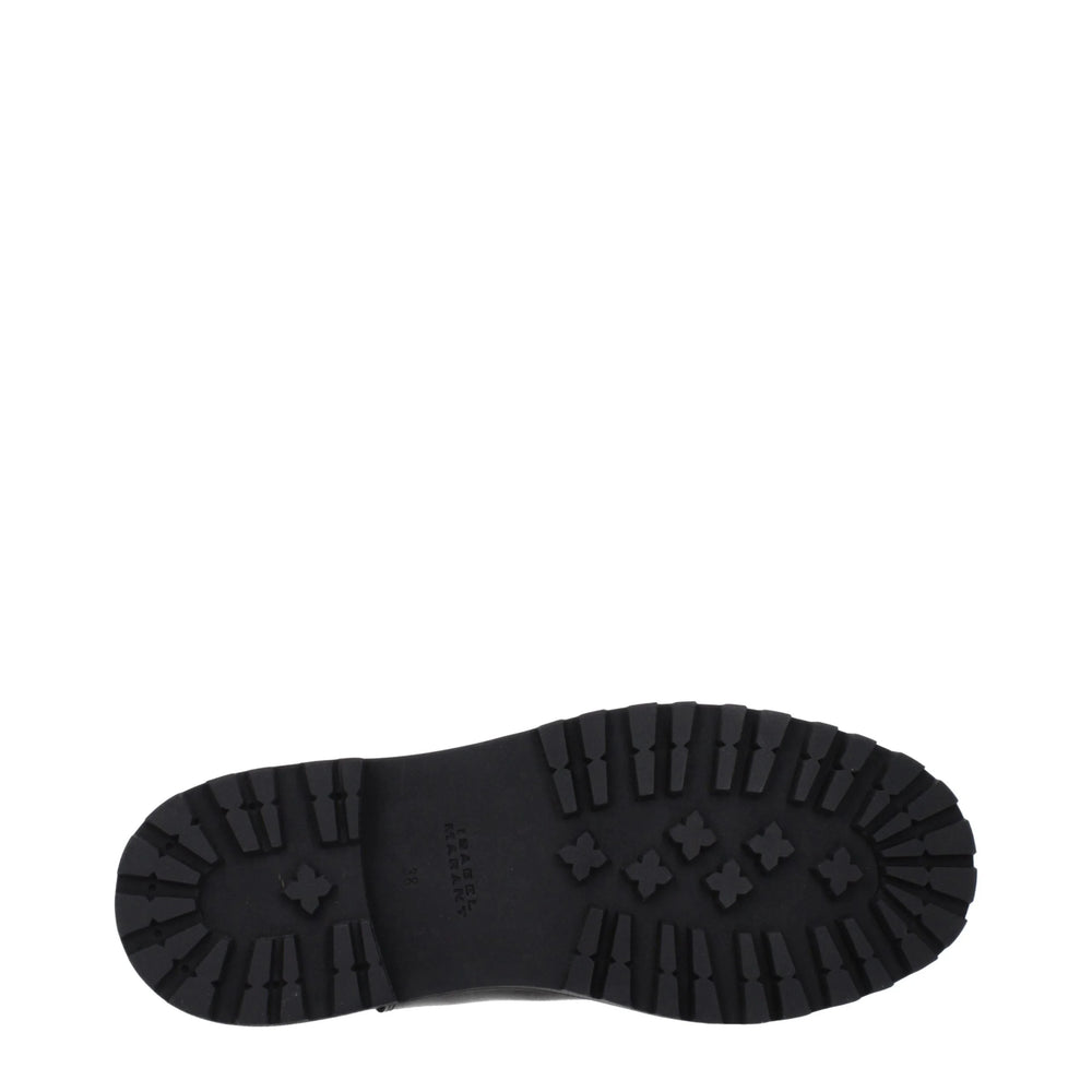 Isabel Marant Black Leather Ankle Boots - EU38/US8