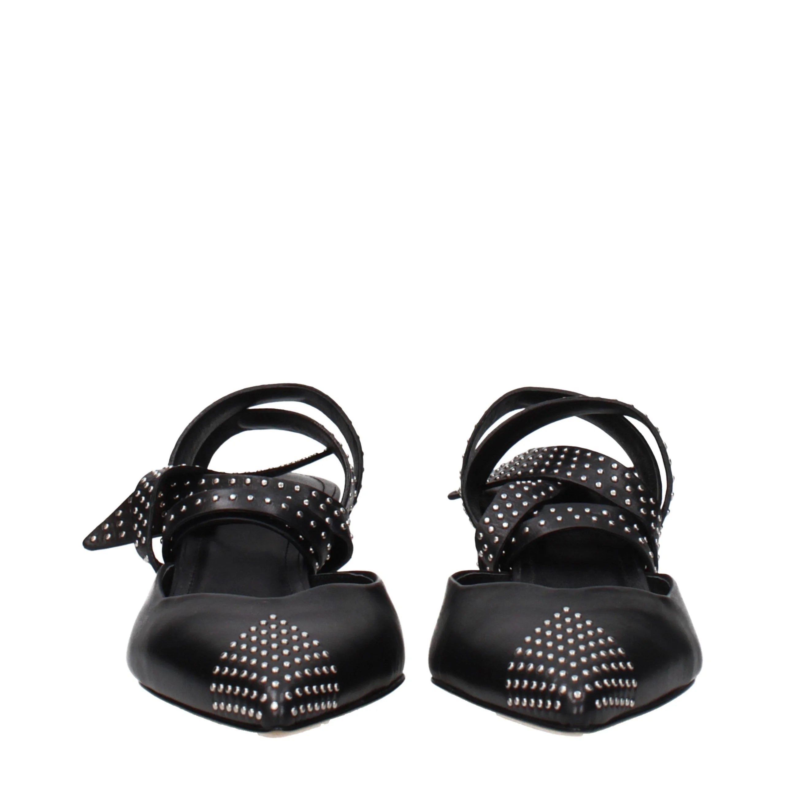 Isabel Marant Black Leather High Heel Pumps