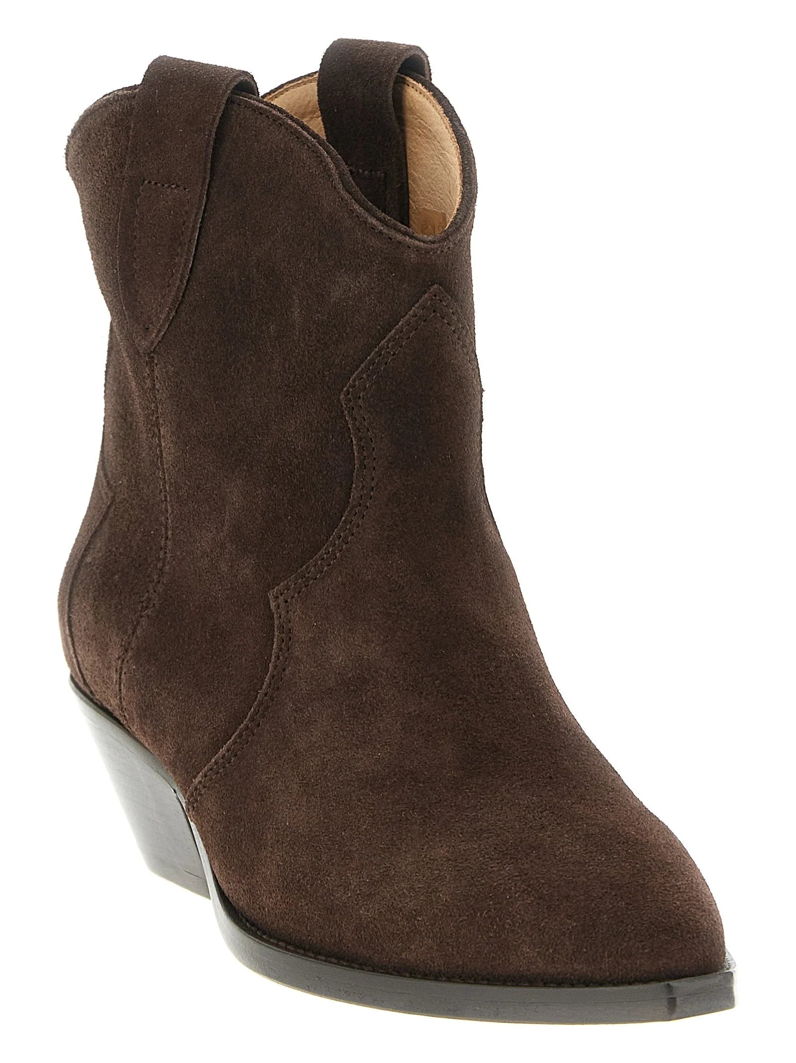 Isabel Marant Brown Calfskin Chelsea Boots