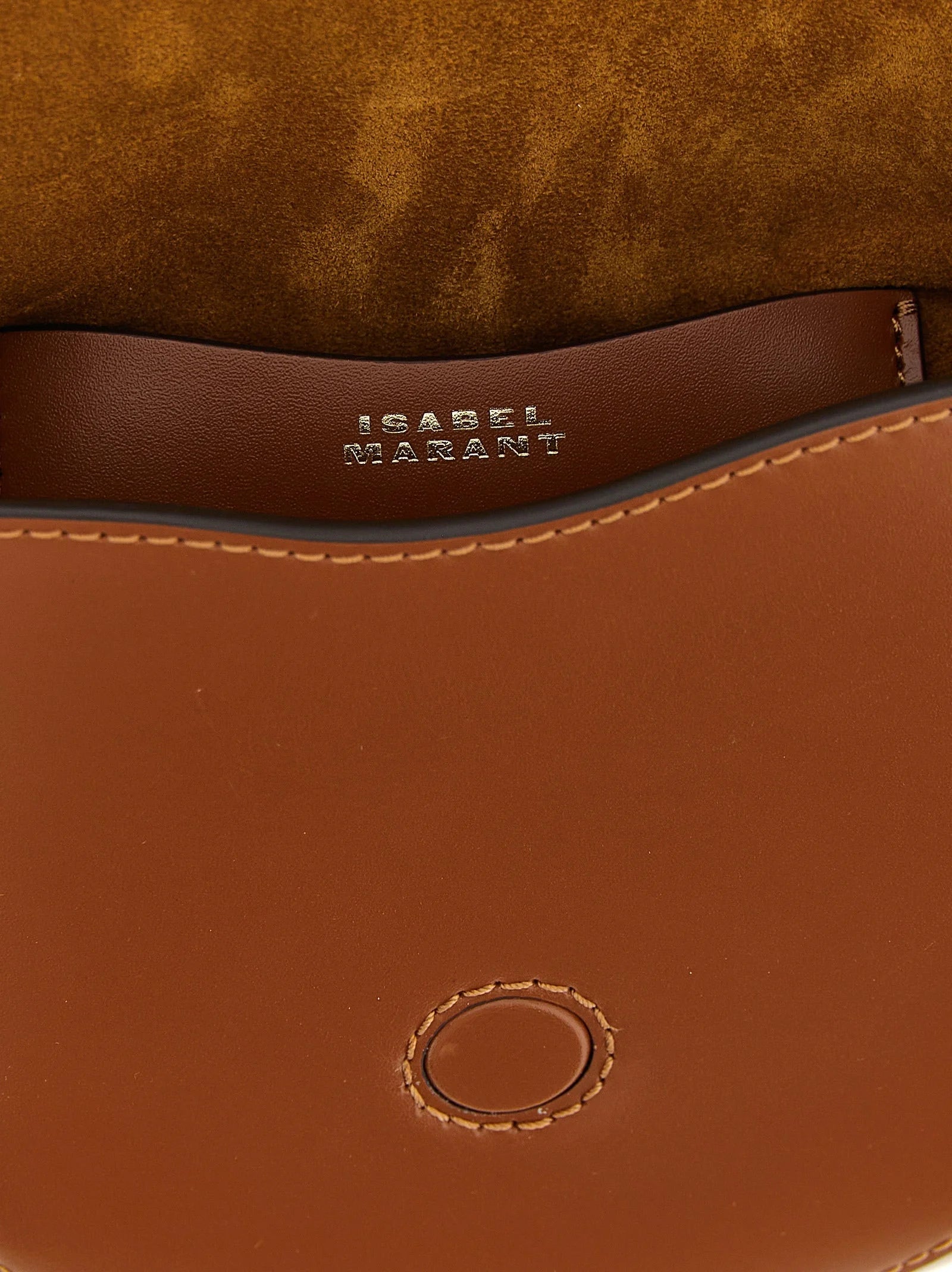 Isabel Marant Brown Calfskin Crossbody Bag