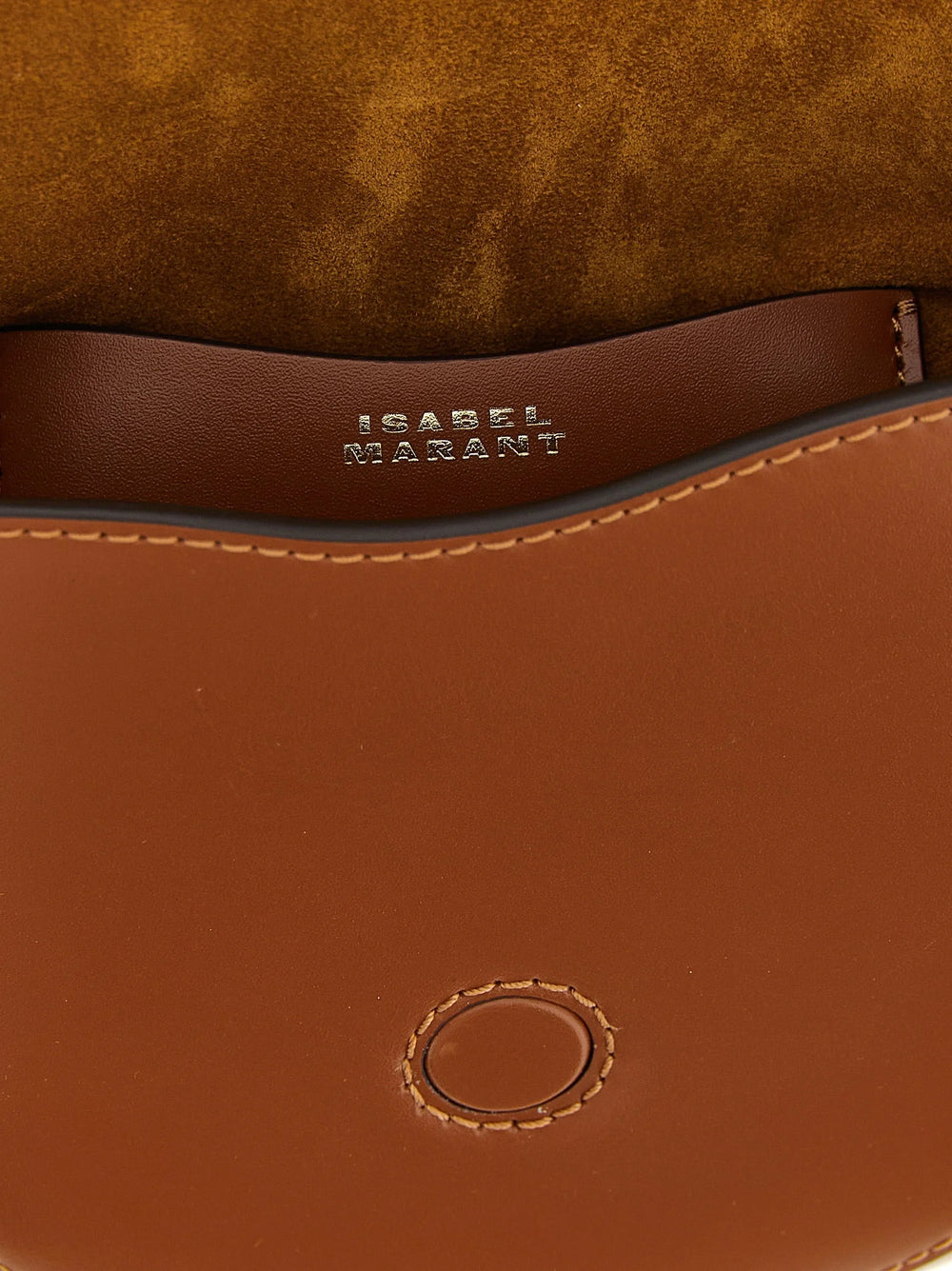 Isabel Marant Brown Calfskin Crossbody Bag