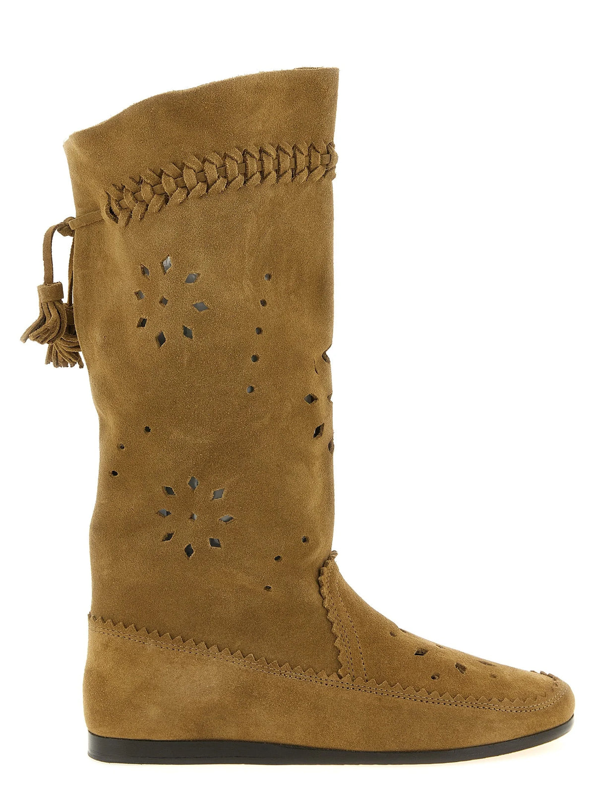 Isabel Marant Brown Calfskin Over The Knee - EU41/US11