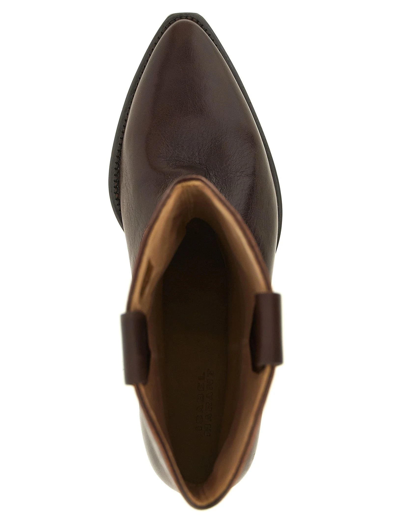 Isabel Marant Brown Cowhide Chelsea Boots