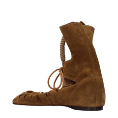 Isabel Marant Botas De Cano Curto Castanhas Em Pele