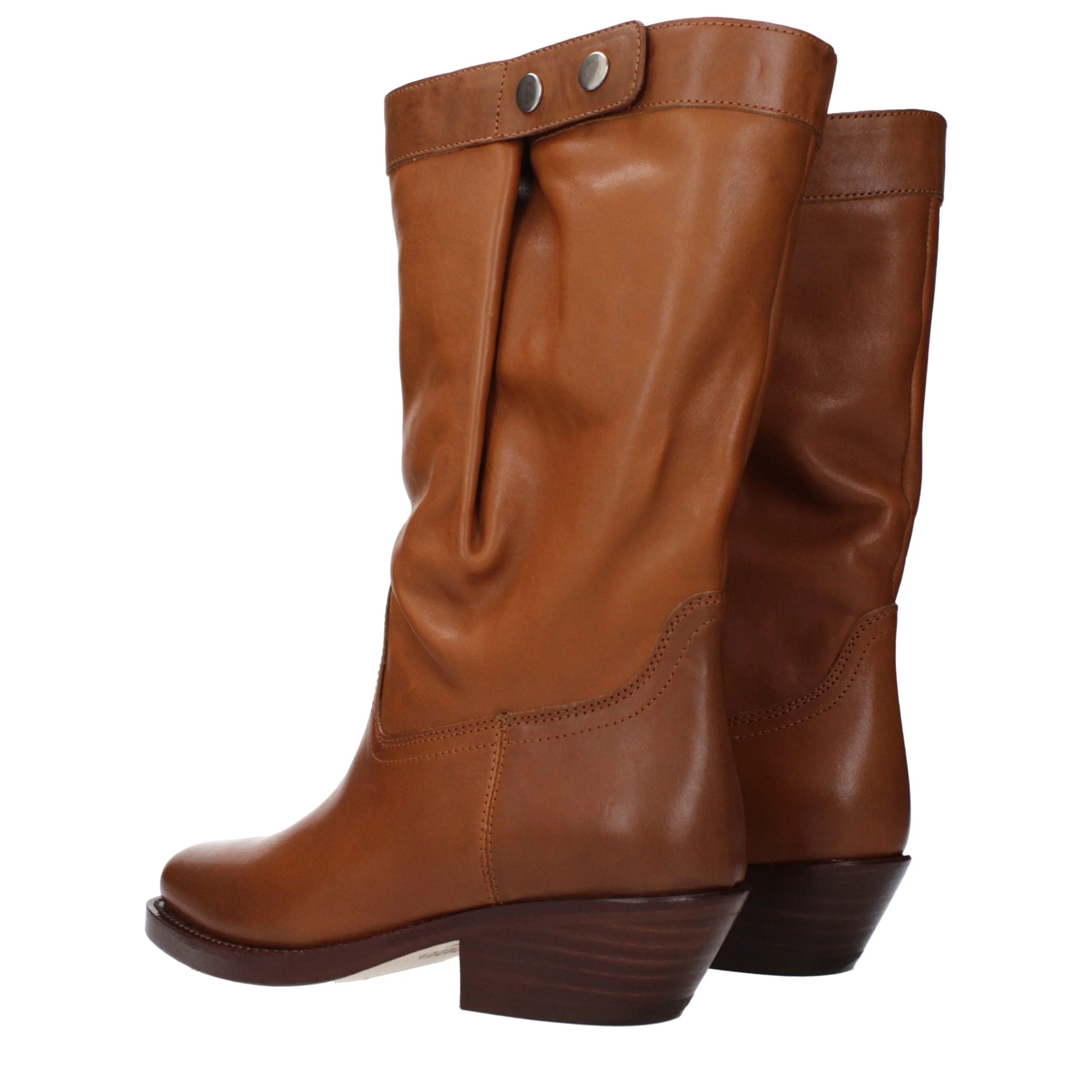 Isabel Marant Brown Leather Ankle Boots - EU36/US6