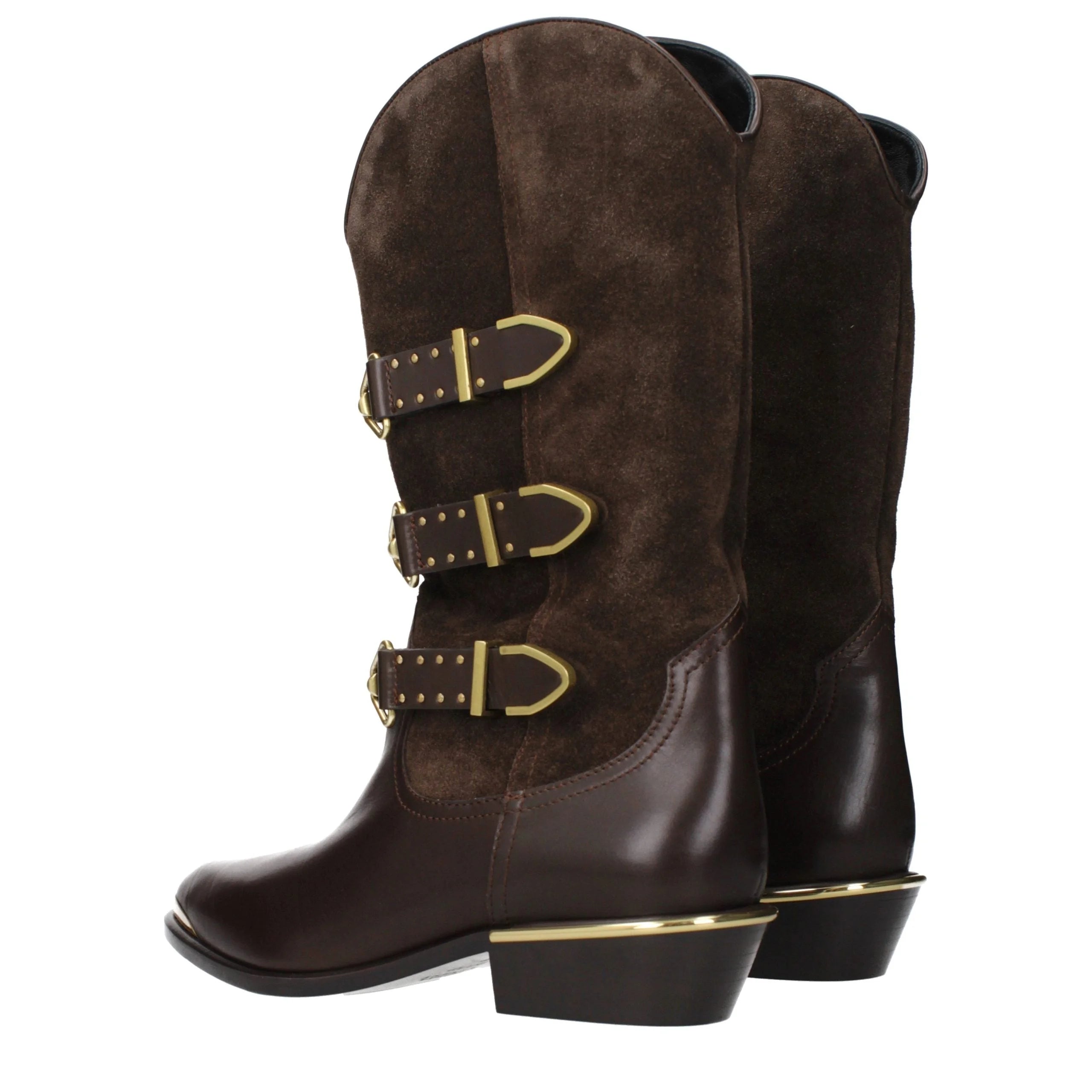 Isabel Marant Brown Leather Ankle Boots - EU37/US7