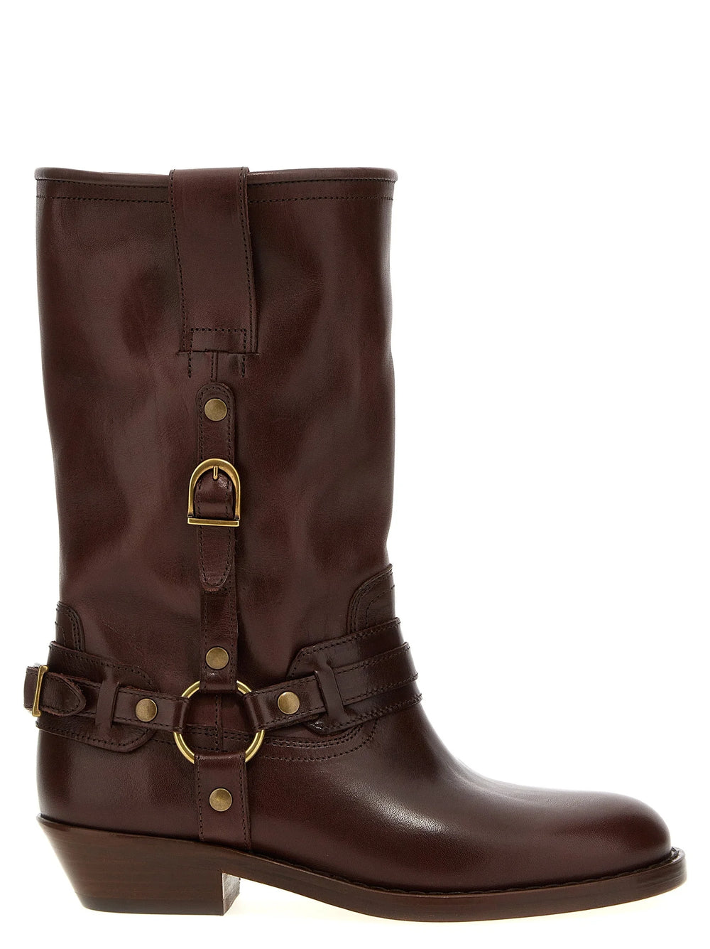 Isabel Marant Brown Leather Chelsea Boots - EU36/US6
