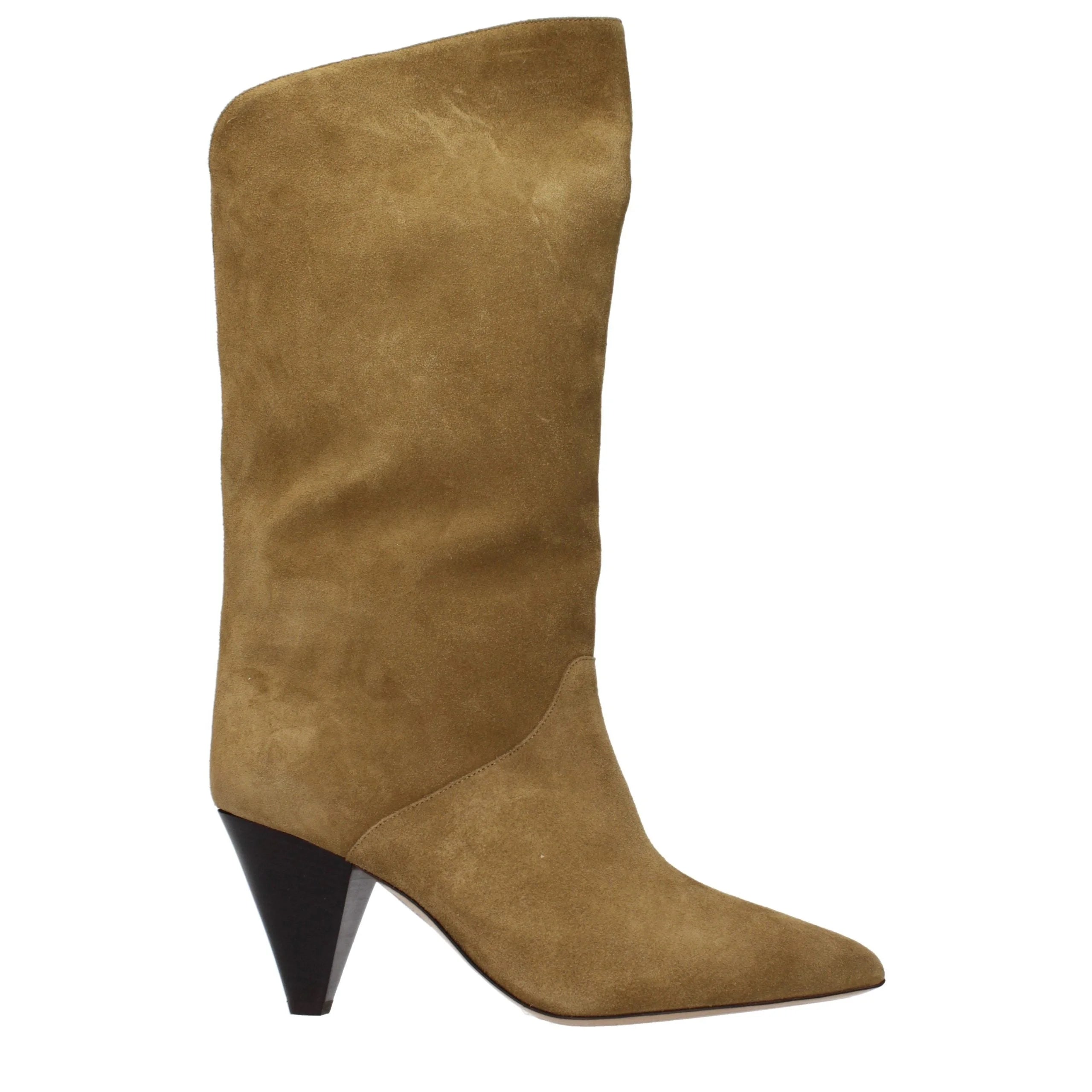 Isabel Marant Brown Leather High Heel Boots - EU41/US11