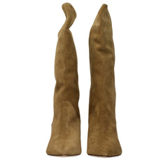 Isabel Marant Brown Leather High Heel Boots - EU41/US11