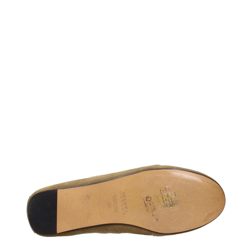 Isabel Marant Brown Leather Slip-On Loafers - EU36/US6