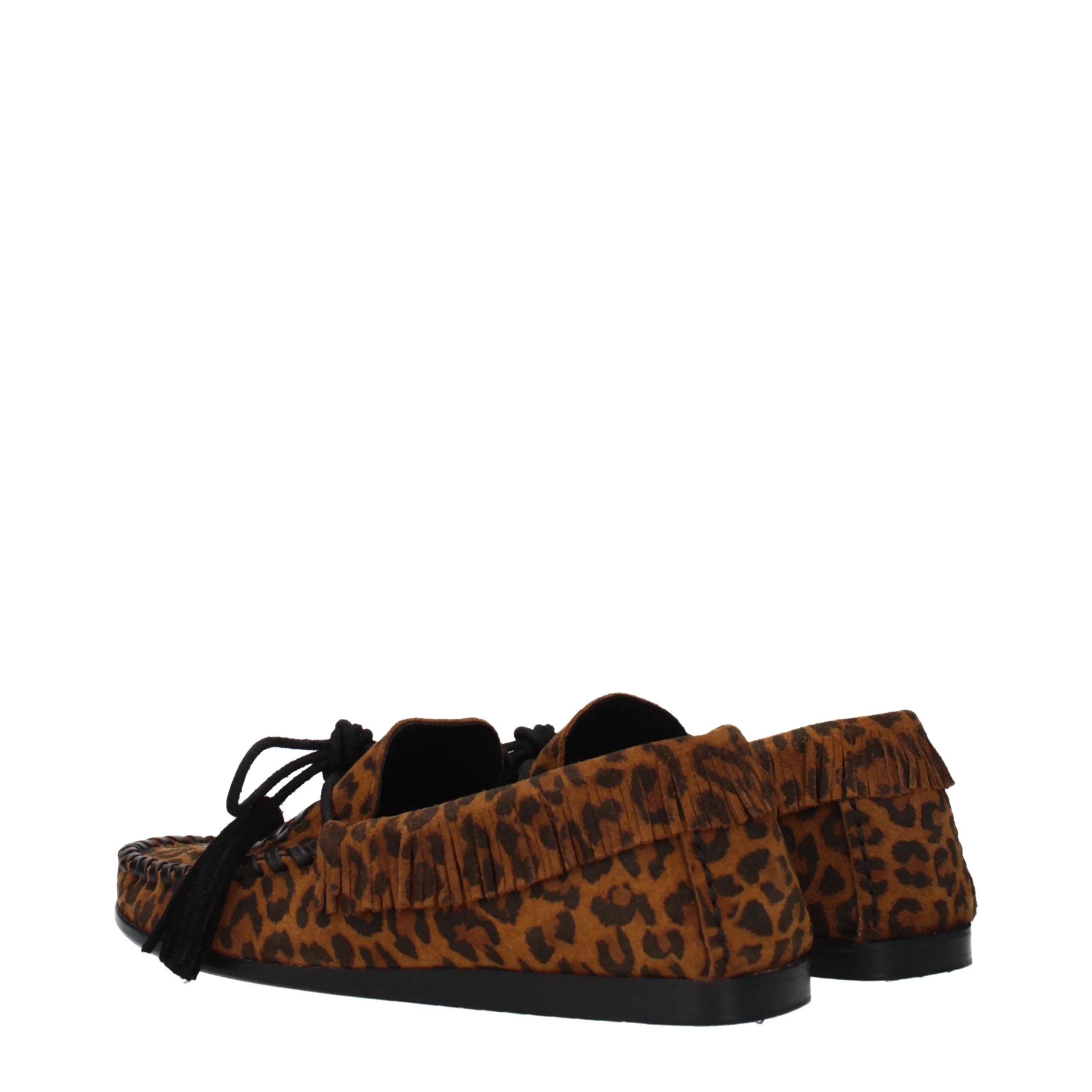 Isabel Marant Brown Leather Slip-On Loafers - EU36/US6