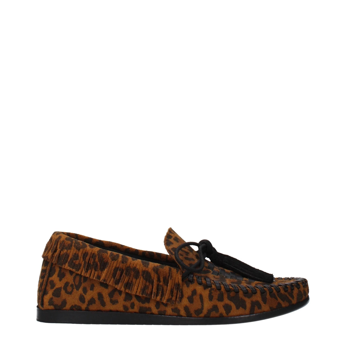 Isabel Marant Brown Leather Slip-On Loafers - EU36/US6