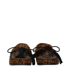 Isabel Marant Brown Leather Slip-On Loafers - EU36/US6