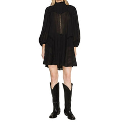 ISABEL MARANT ETOILE Black Cotton Casual Dress - 40