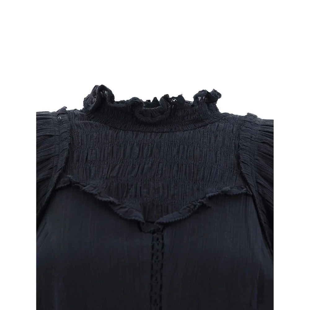 ISABEL MARANT ETOILE Black Cotton Casual Dress - 40