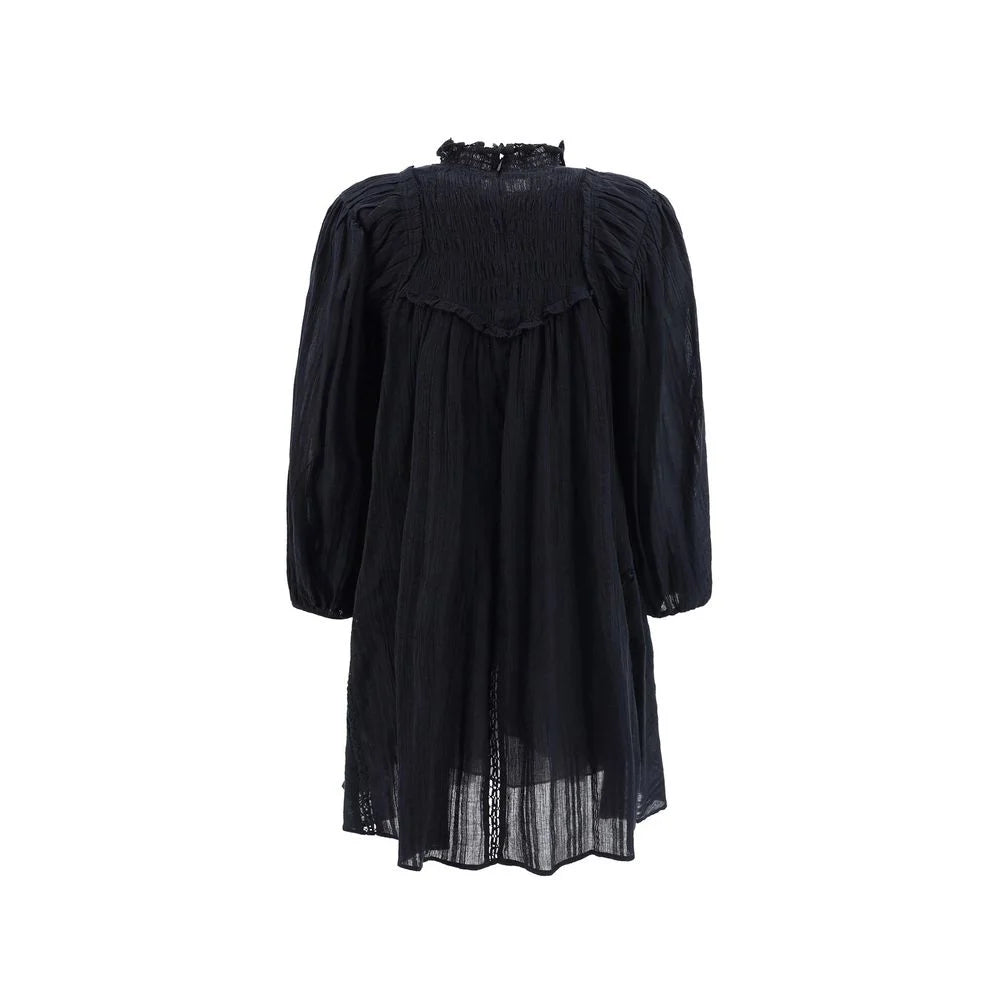 ISABEL MARANT ETOILE Black Cotton Casual Dress - 40