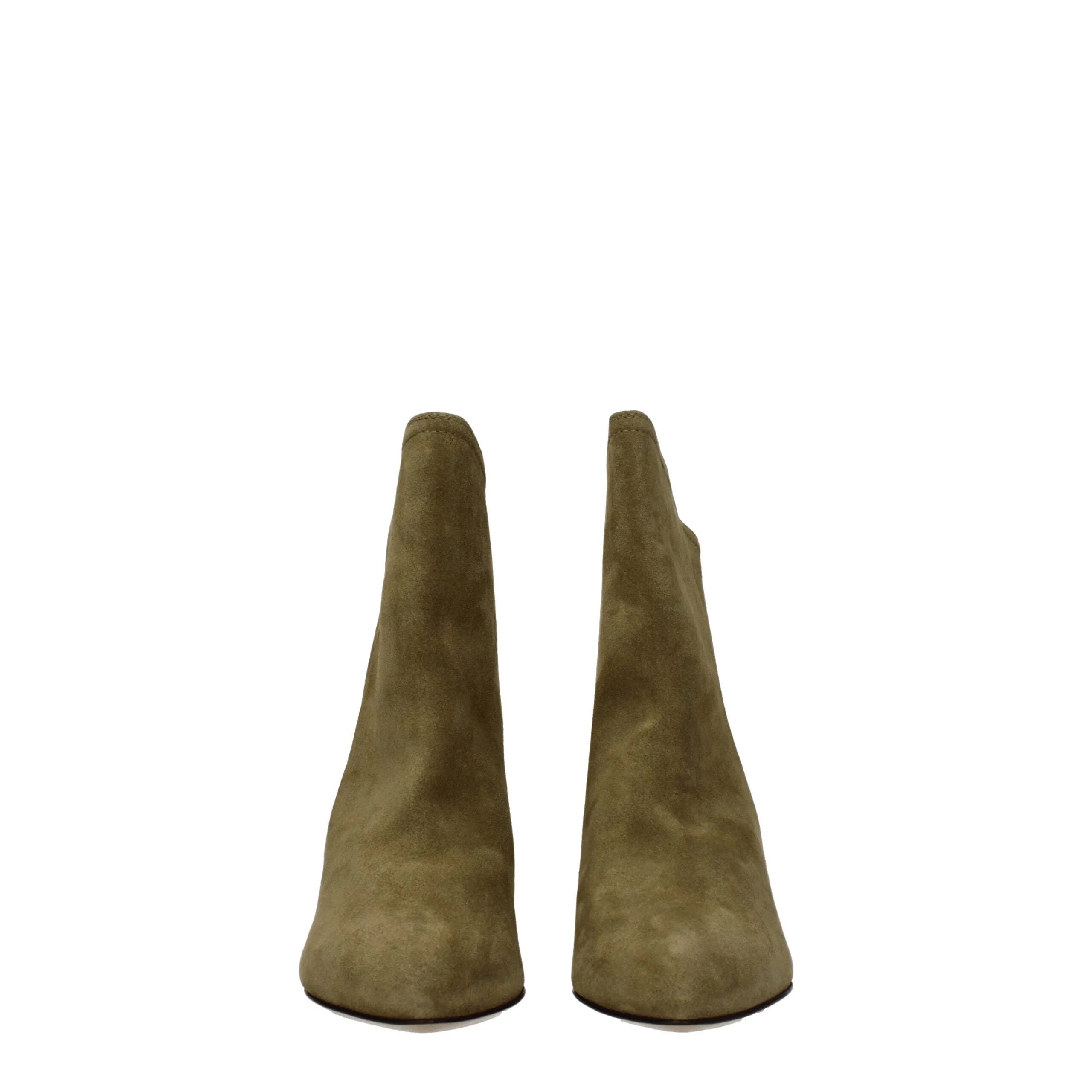 Isabel Marant Gray Leather Ankle Boots - EU36/US6