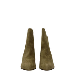 Isabel Marant Gray Leather Ankle Boots - EU36/US6