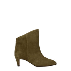 Isabel Marant Gray Leather Ankle Boots - EU36/US6