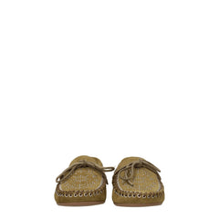 Isabel Marant Green Leather Slip-On Loafers - EU36/US6