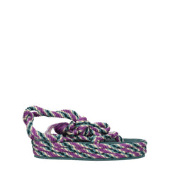Isabel Marant Multicolor Fabric Flat Sandals