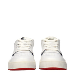 Isabel Marant White Leather Low Top Sneakers - EU42/US9