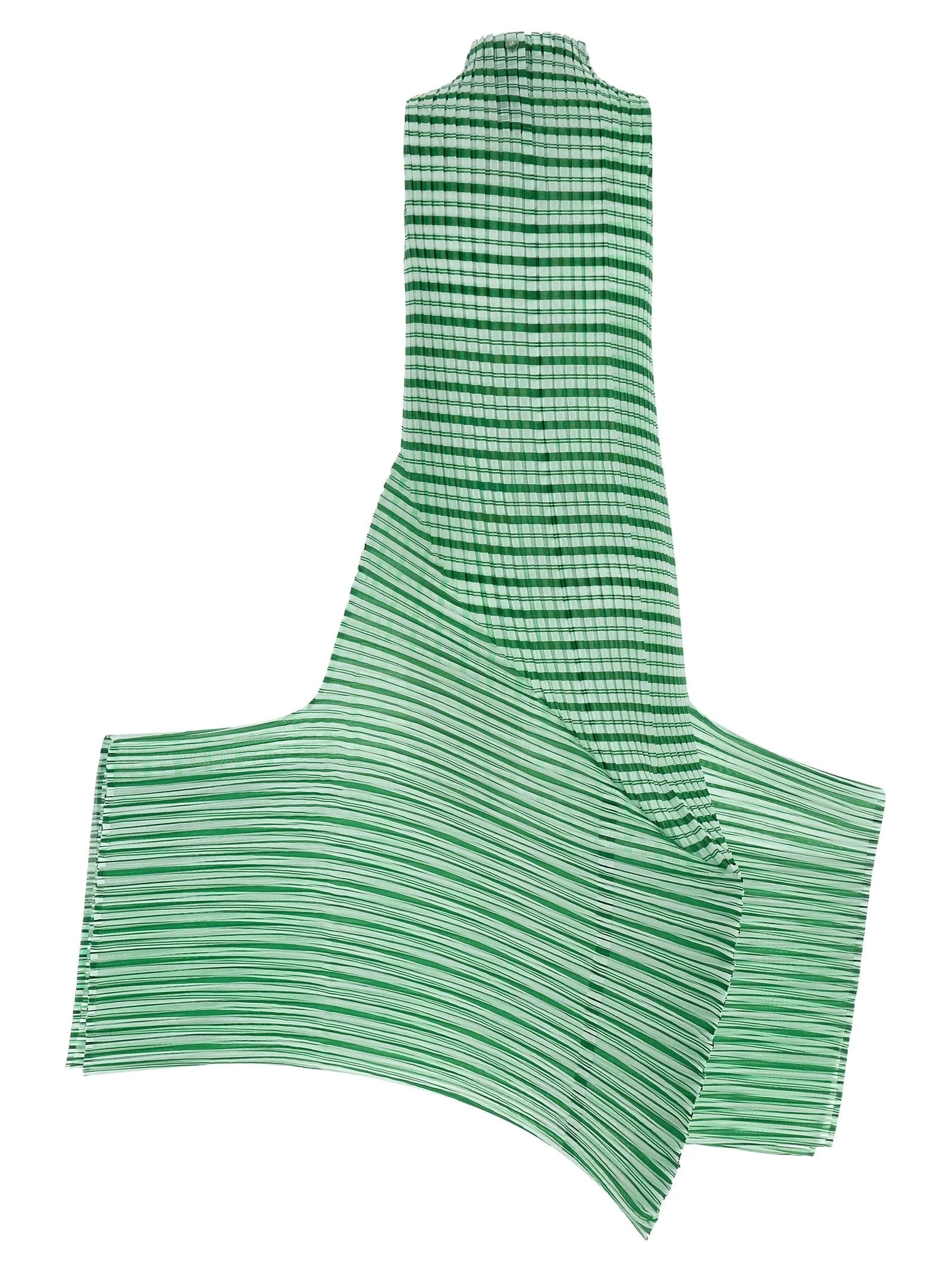 Issey Miyake Bicolor Polyester Long Dress - 2