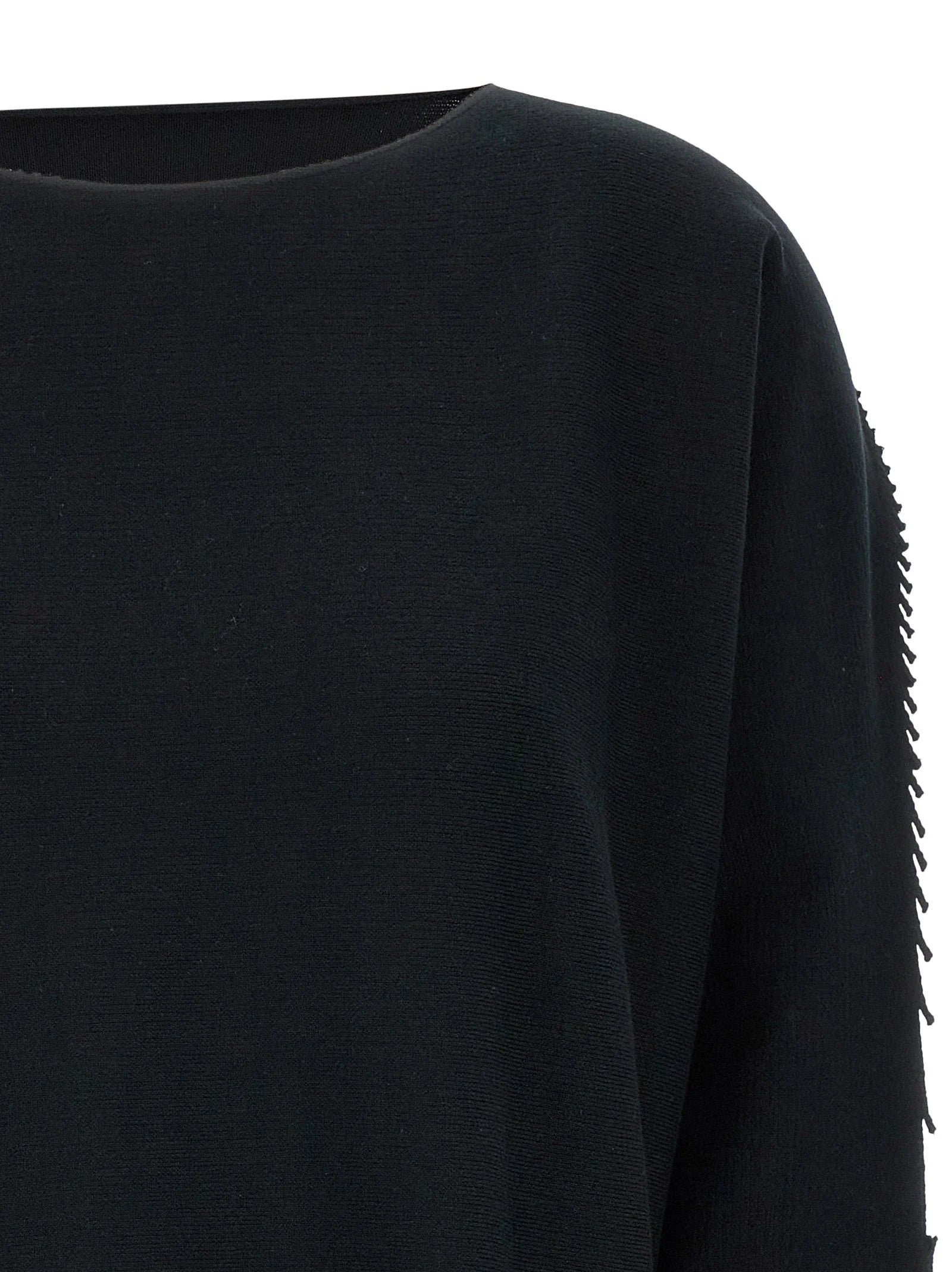 Issey Miyake Black Cotton Cardigan - 2