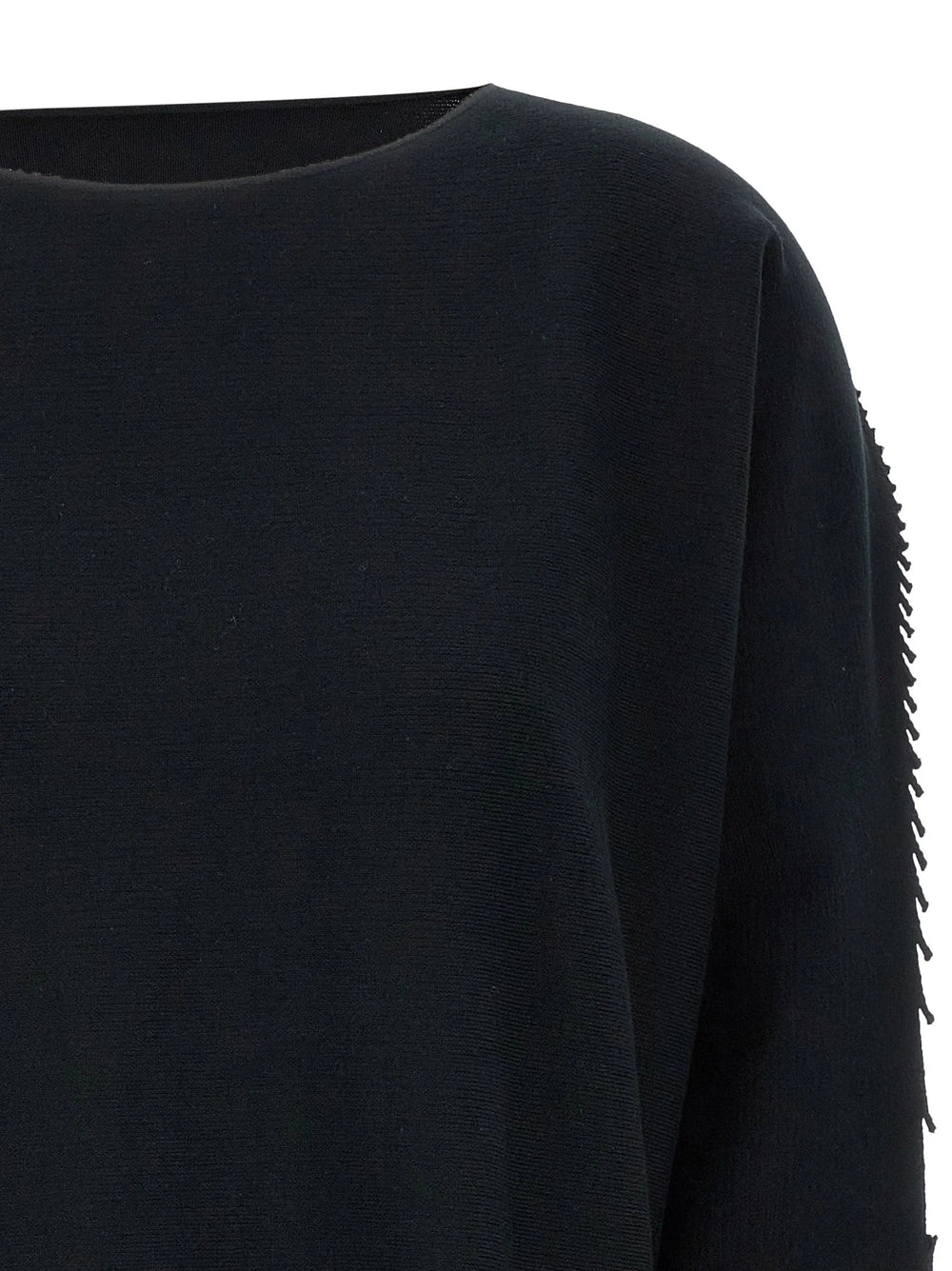 Issey Miyake Black Cotton Cardigan - 2