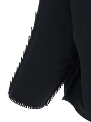 Issey Miyake Black Cotton Cardigan - 2