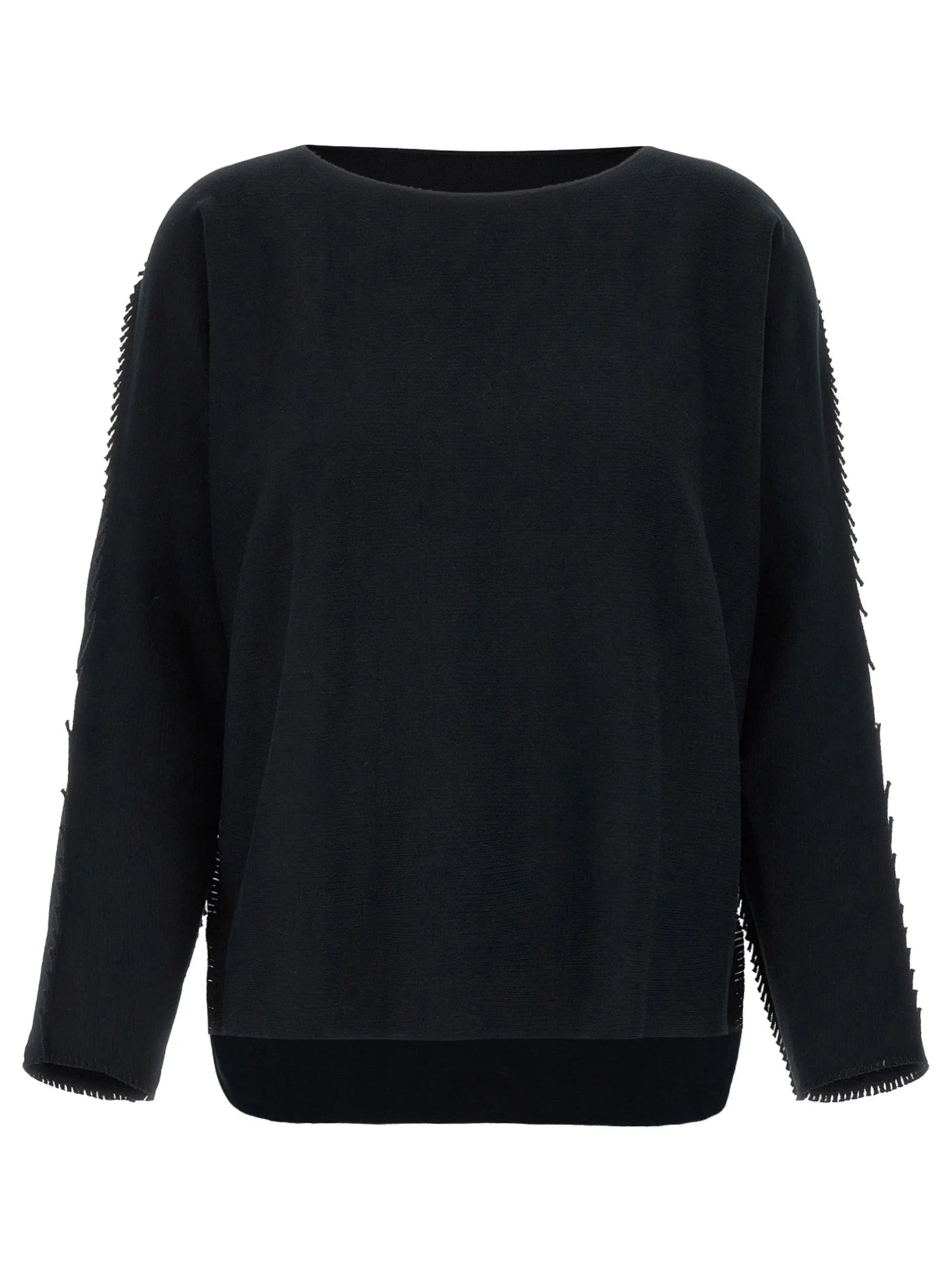 Issey Miyake Black Cotton Cardigan - 2