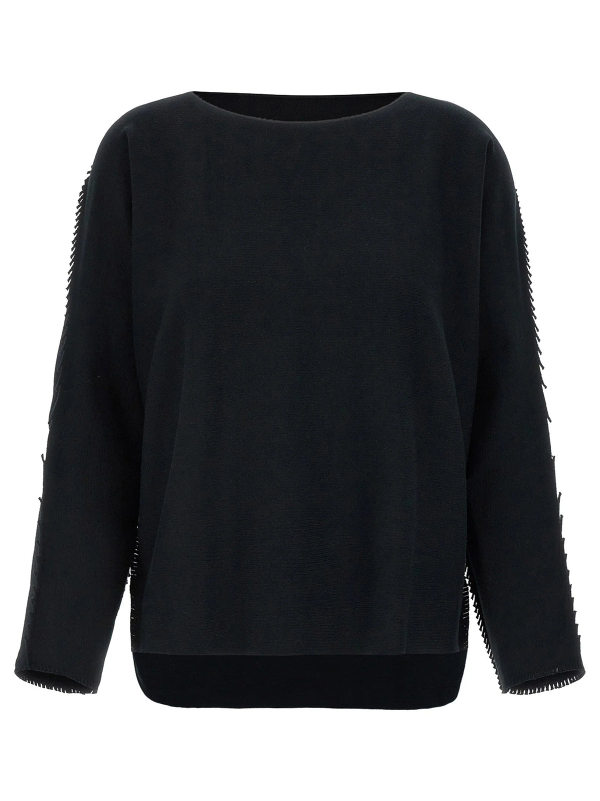 Issey Miyake Black Cotton Cardigan - 2
