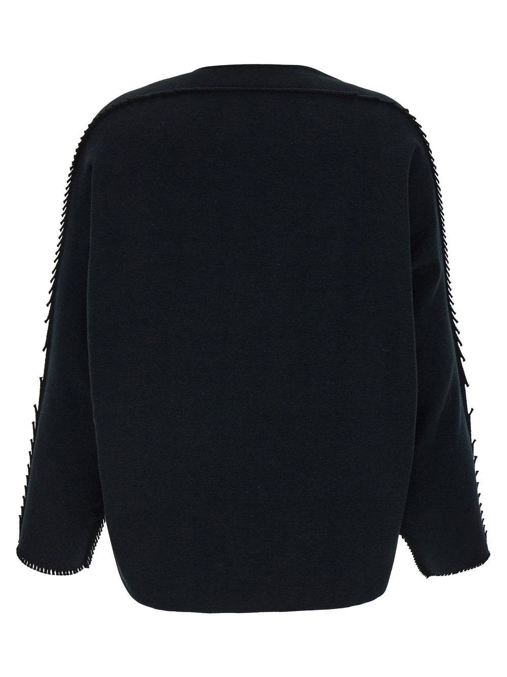 Issey Miyake Black Cotton Cardigan - 2