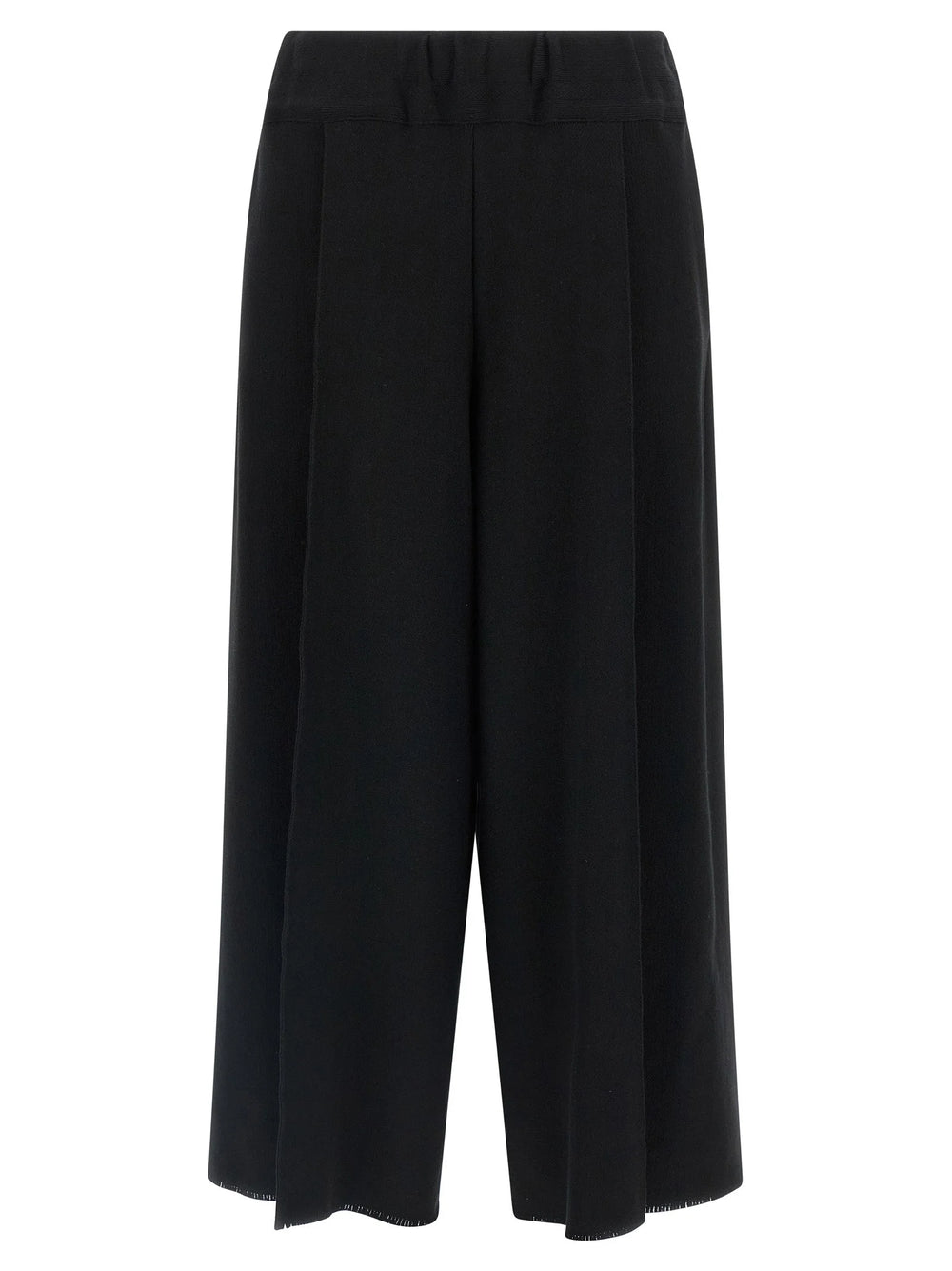 Issey Miyake Black Cotton Casual Pants - 2