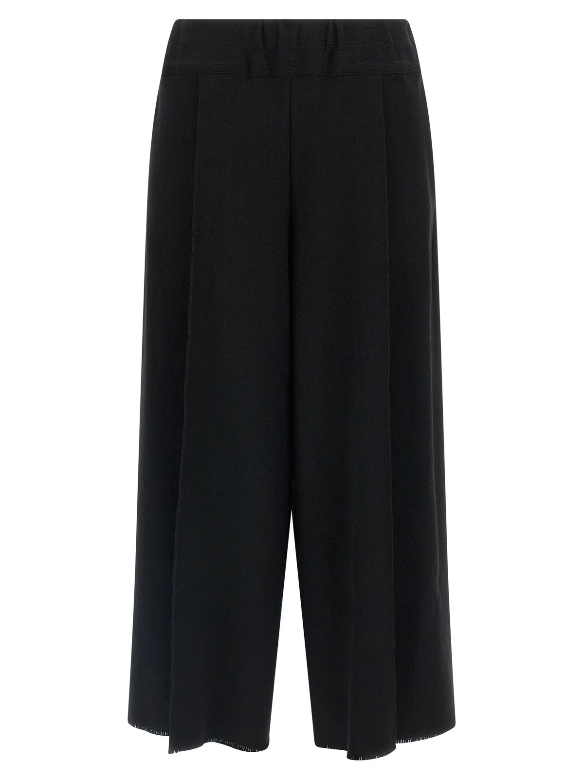 Issey Miyake Black Cotton Casual Pants - 2