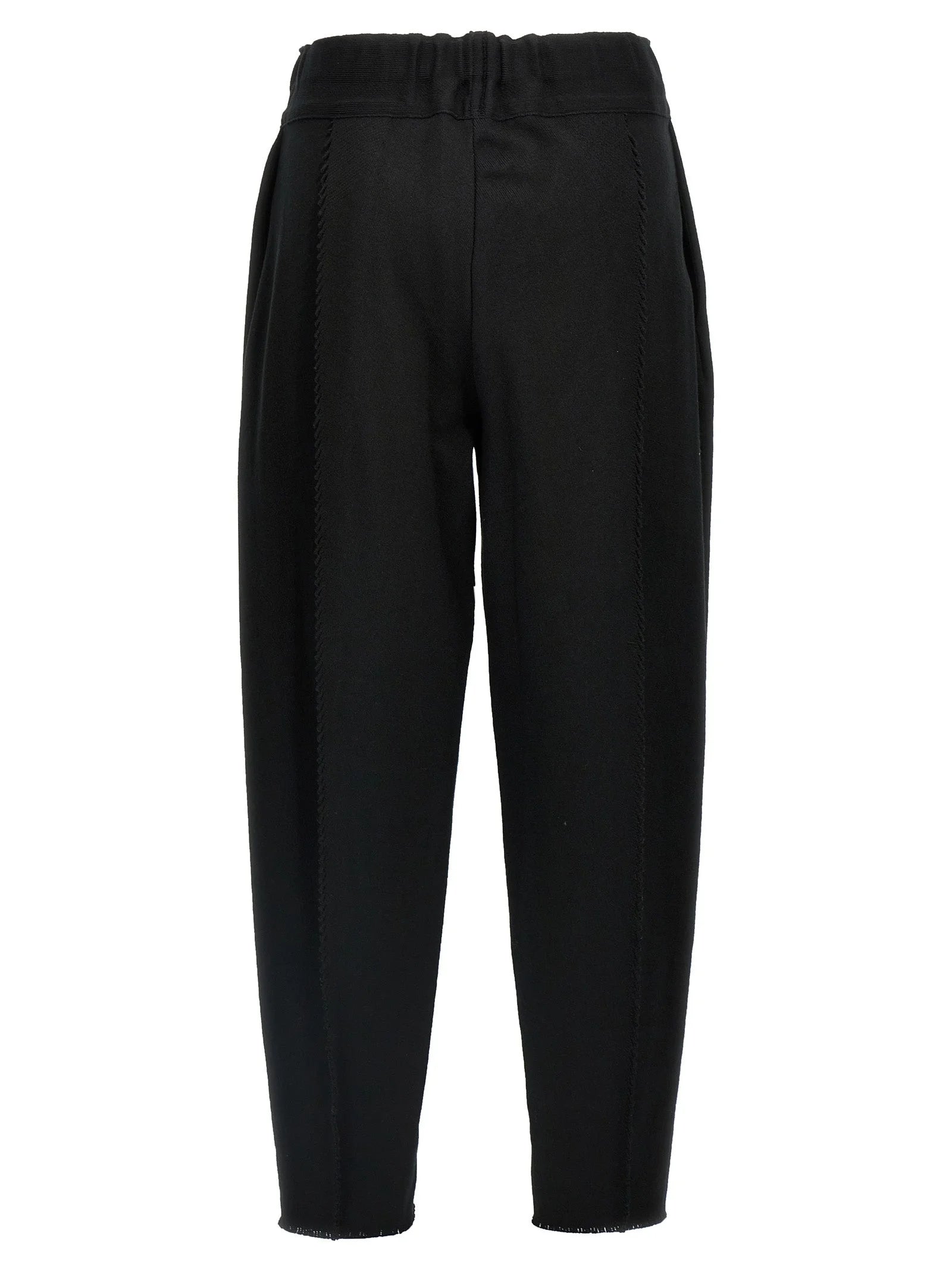 Issey Miyake Black Cotton Casual Pants - 2