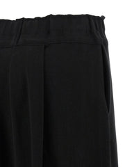 Issey Miyake Black Cotton Casual Pants - 2