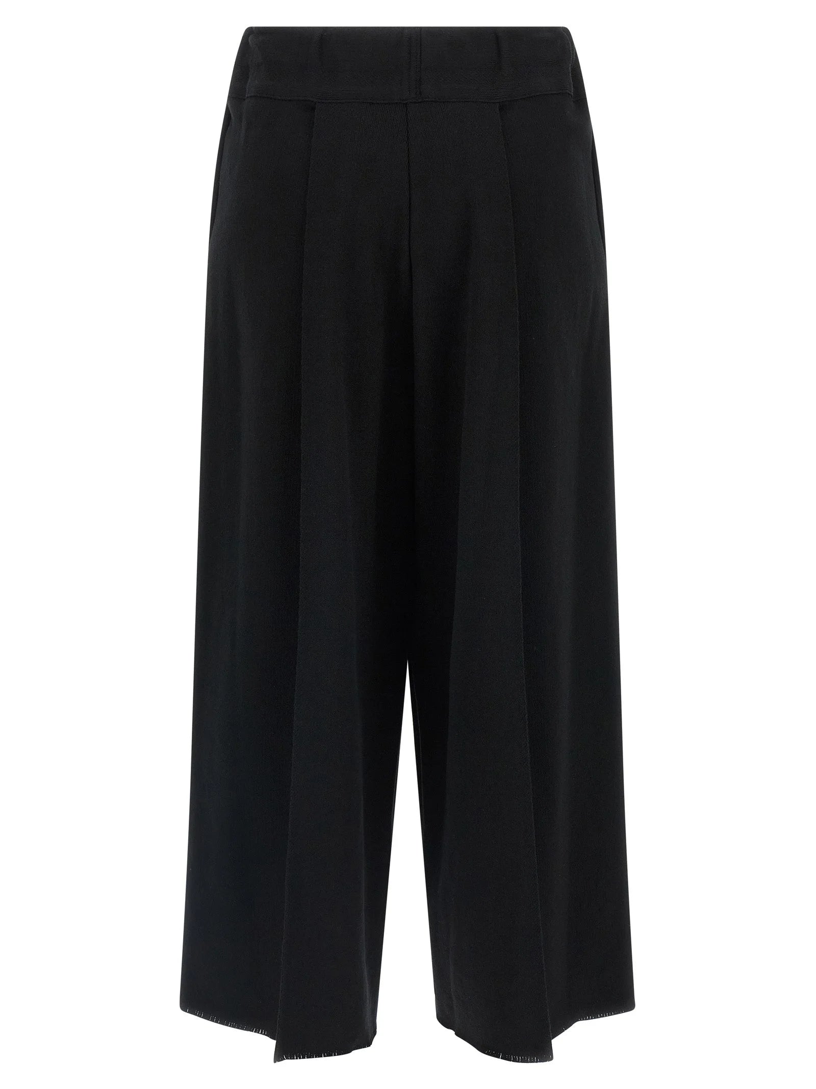 Issey Miyake Black Cotton Casual Pants - 2