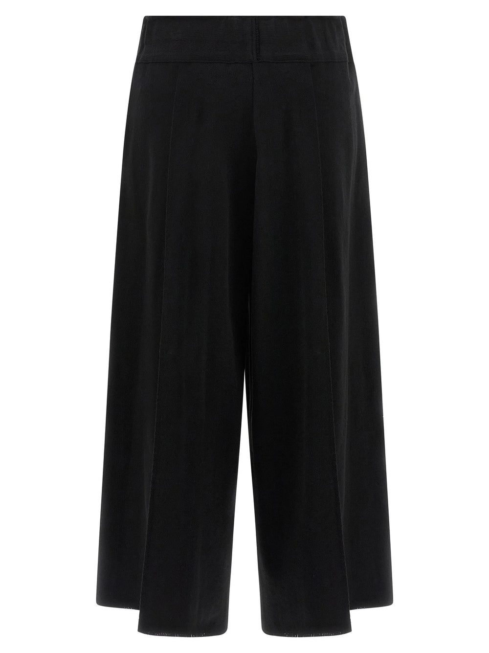 Issey Miyake Black Cotton Casual Pants - 2