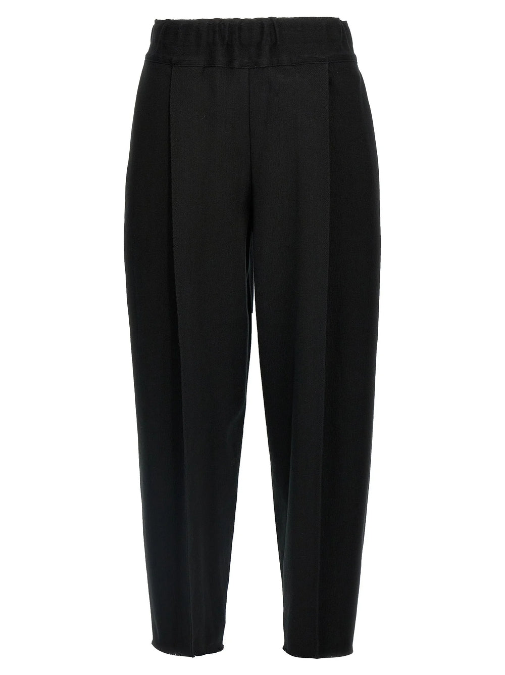 Issey Miyake Black Cotton Casual Pants - 2