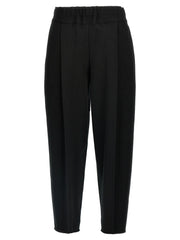 Issey Miyake Black Cotton Casual Pants - 2