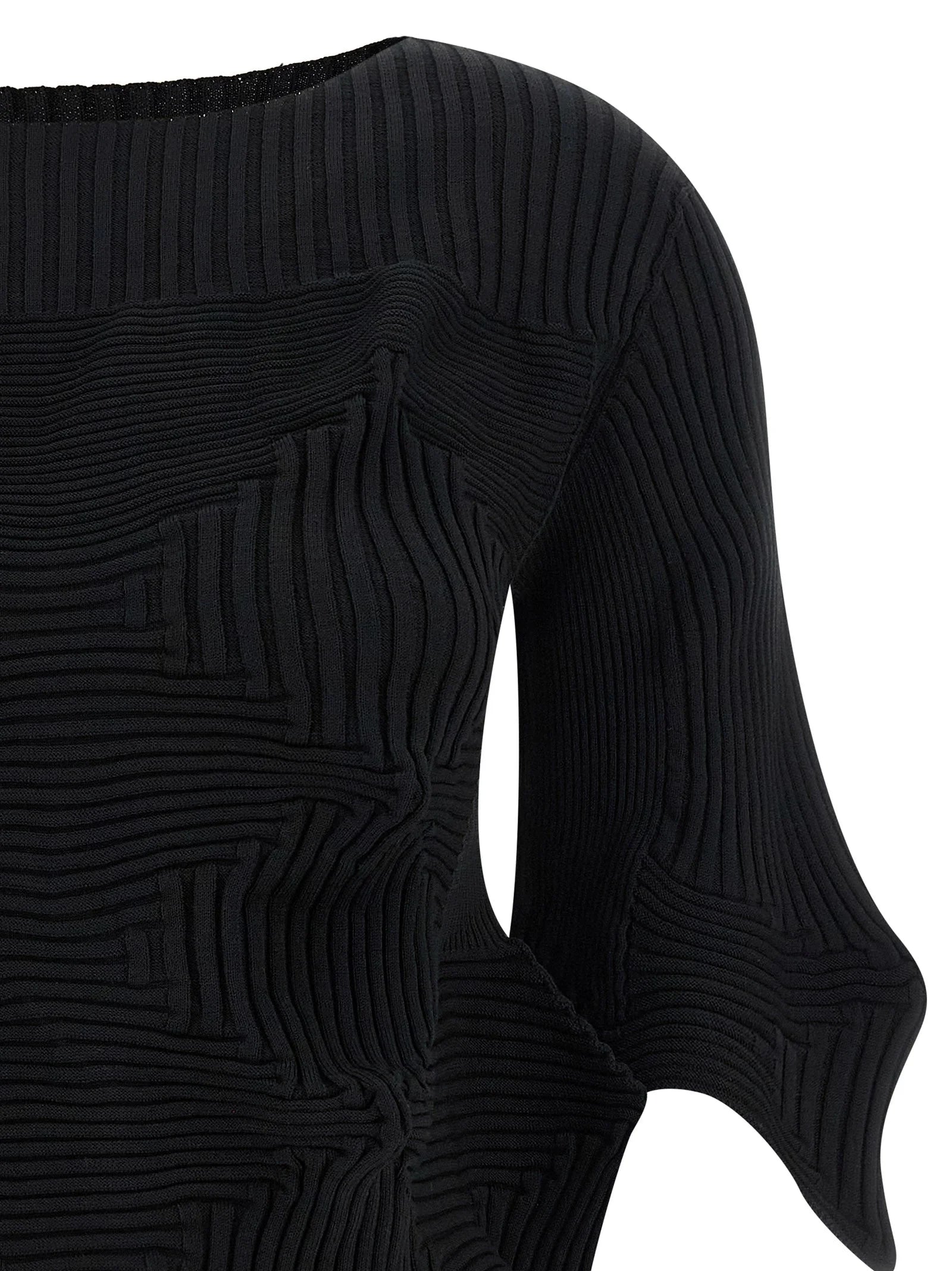 Issey Miyake Black Polyester Blouse - 2