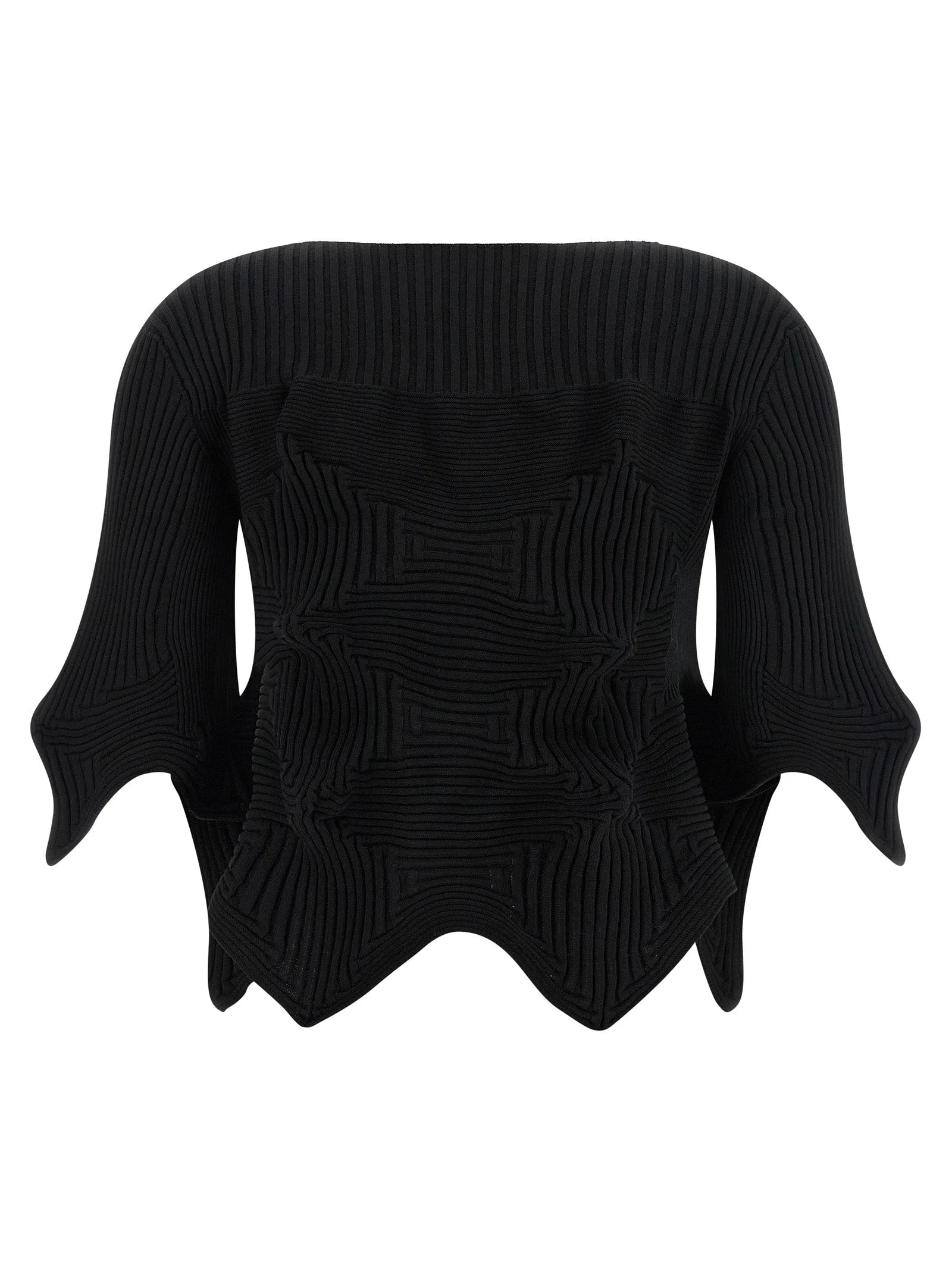 Issey Miyake Black Polyester Blouse - 2