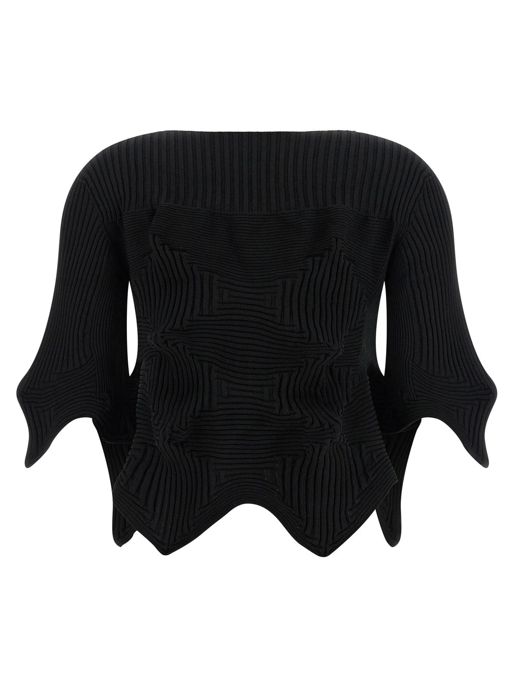 Issey Miyake Black Polyester Blouse - 2