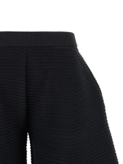 Issey Miyake Black Polyester Cropped Pants - 2