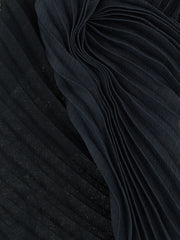 Issey Miyake Black Polyester Scarf