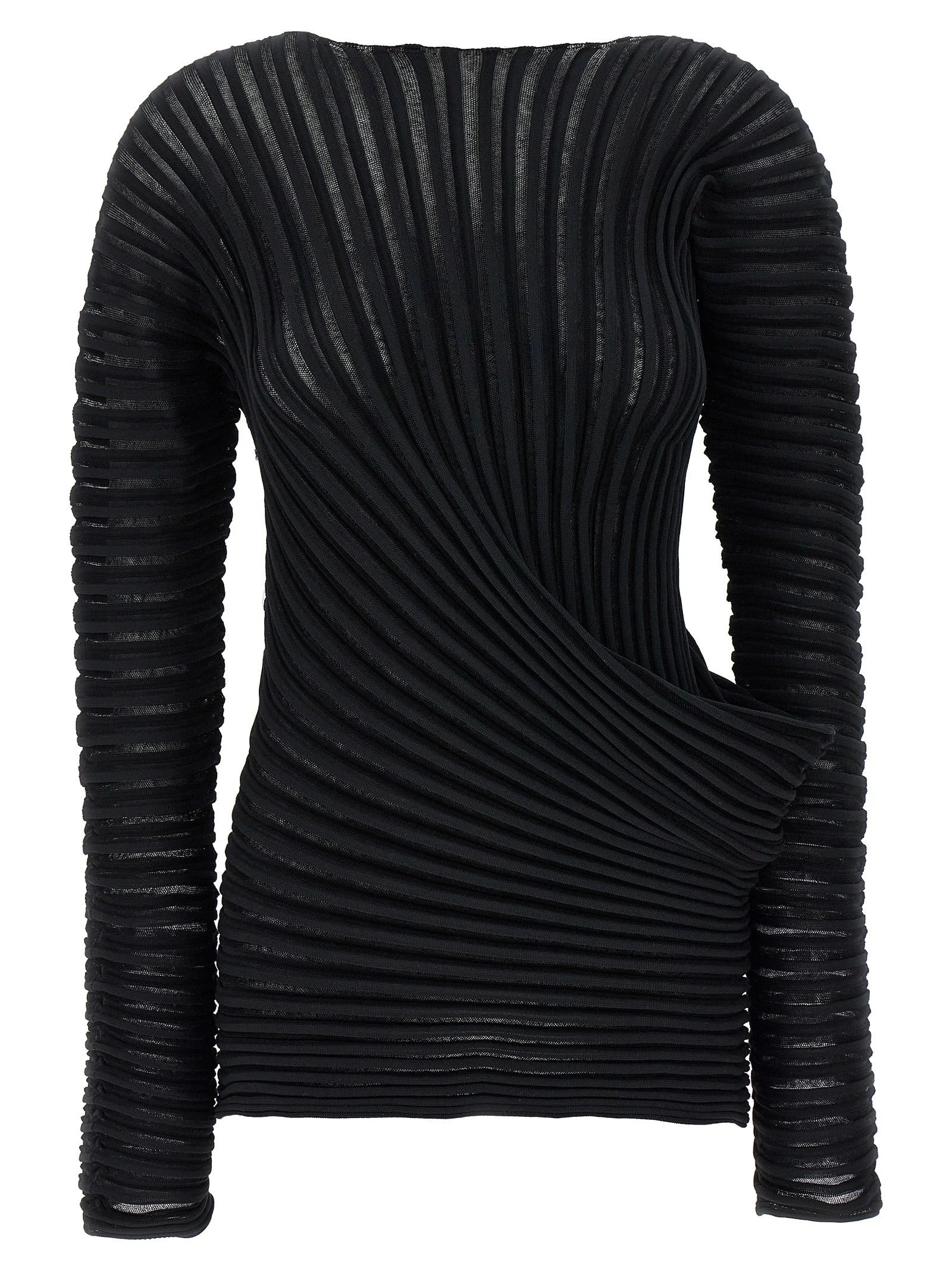 Issey Miyake Black Polyester Shirt - 2