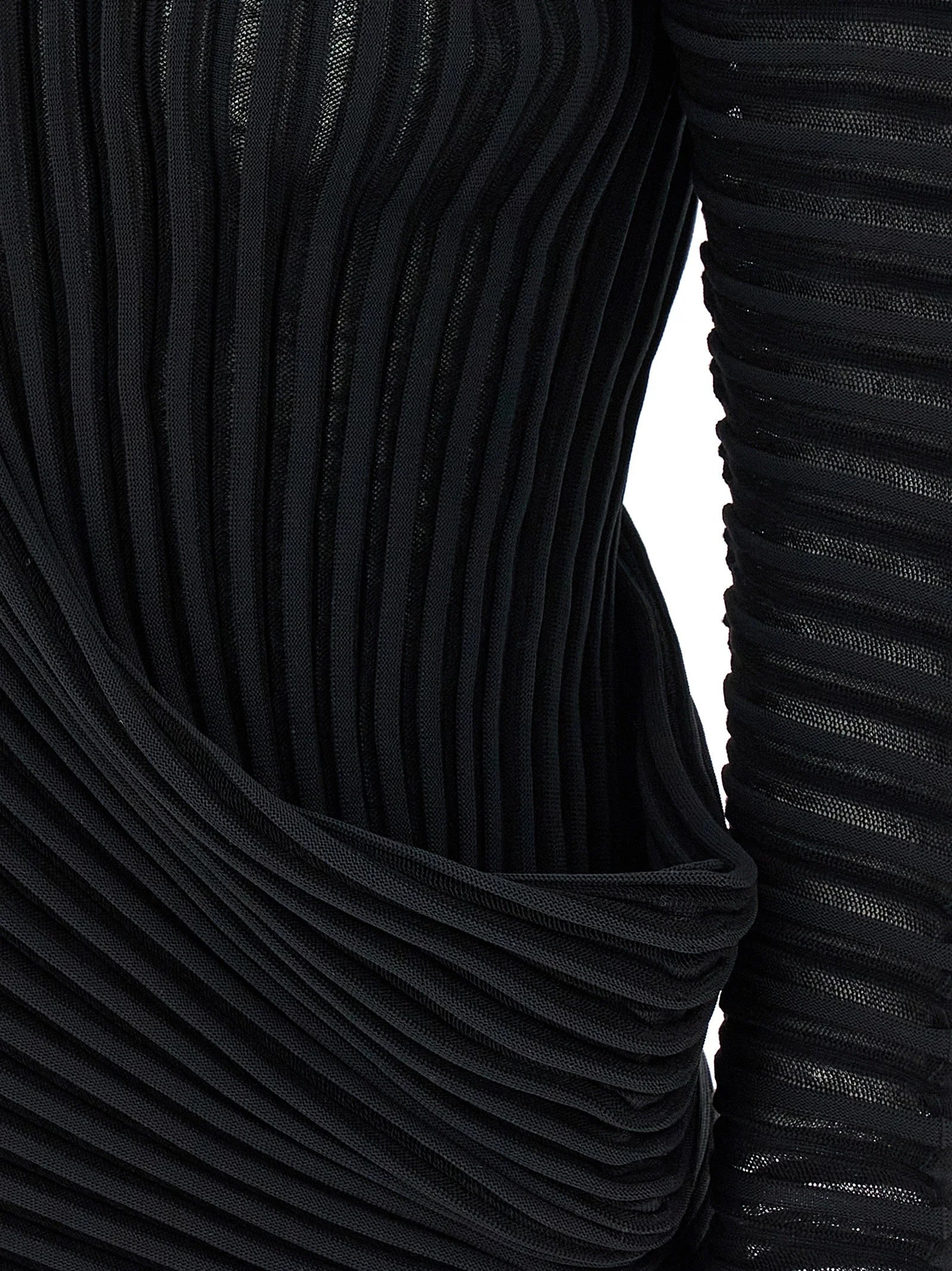 Issey Miyake Black Polyester Shirt - 2